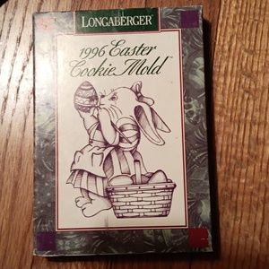 Longaberger Easter candy & Cookie Mold 🐰 1996